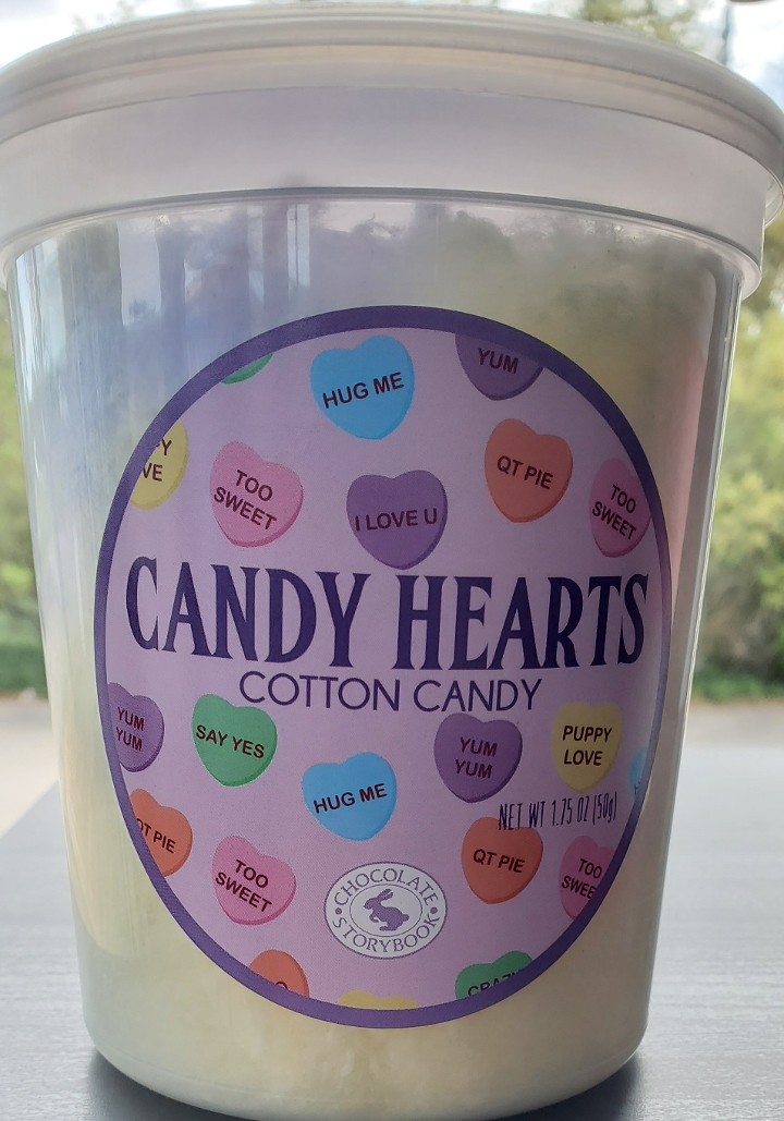 Cotton Candy Candy Hearts