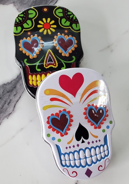 Sugar Skulls Tin with Candy