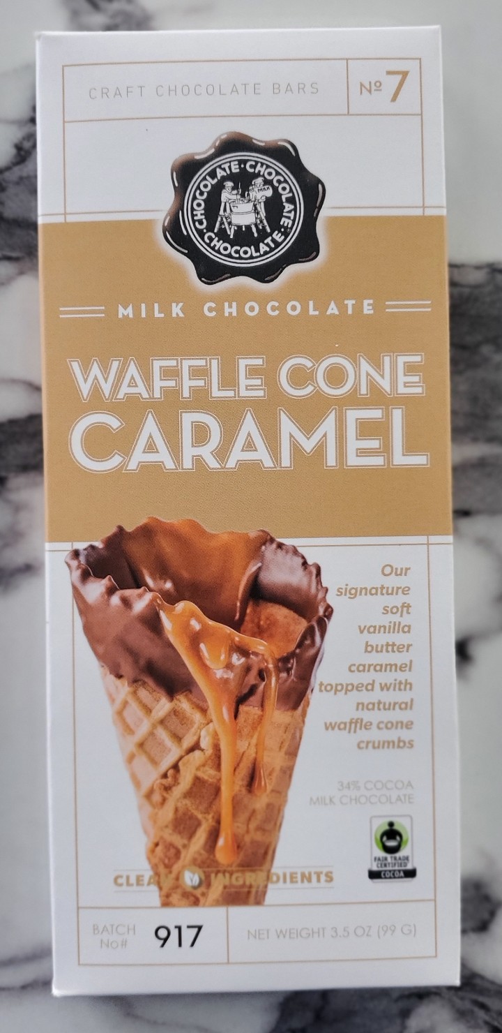 3C Waffle Cone Caramel Milk Chocolate