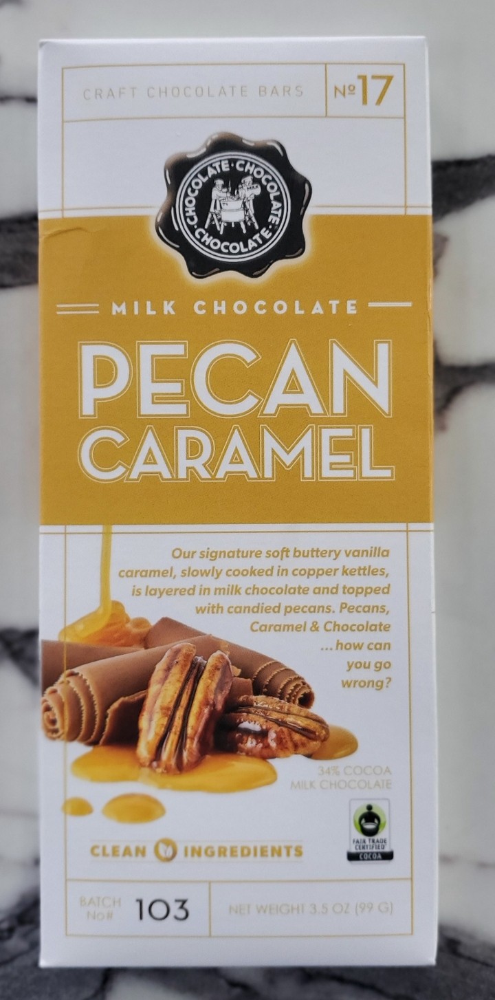 3C Pecan Caramel Milk Chocolate Bar