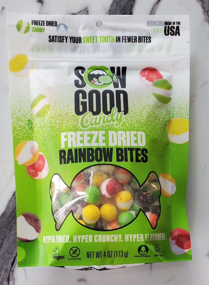 Sow Good Freeze Dried Rainbow Bites