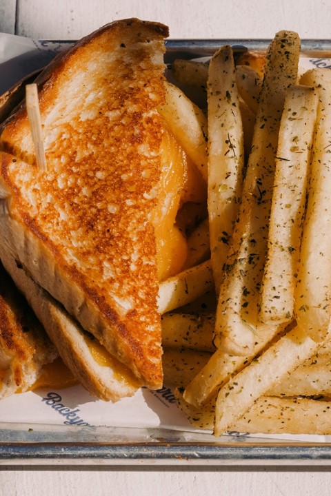Kids Grilled Cheese + French Fries