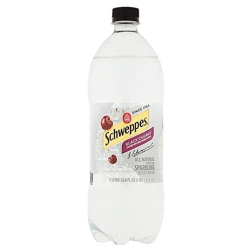 Schweppes Black Cherry Seltzer Water 20oz
