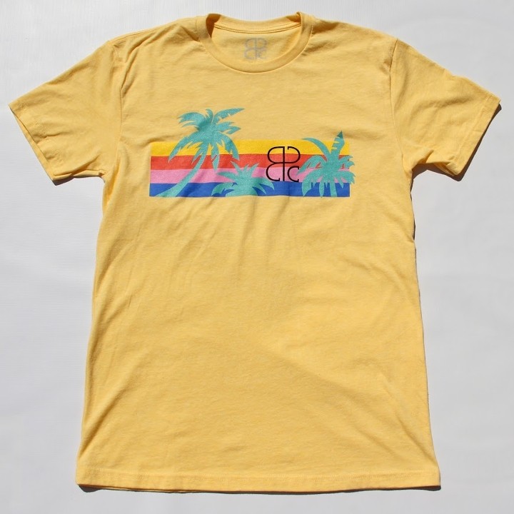 Ocean Vibes Tee - Yellow