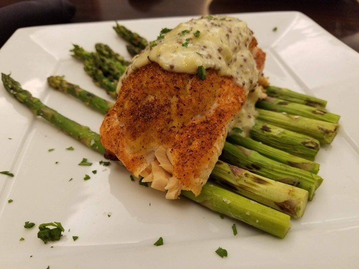 Crab Stuffed Salmon