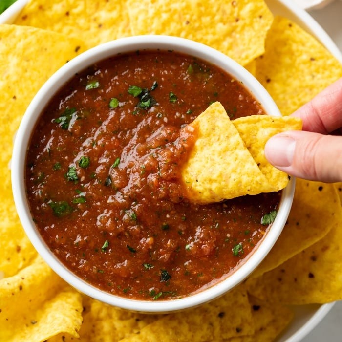Chips and Red Salsa