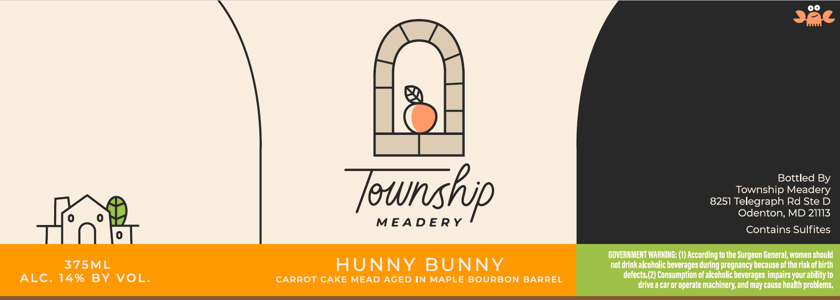 Township Meadery - BA Hunny Bunny 375ml Bottle
