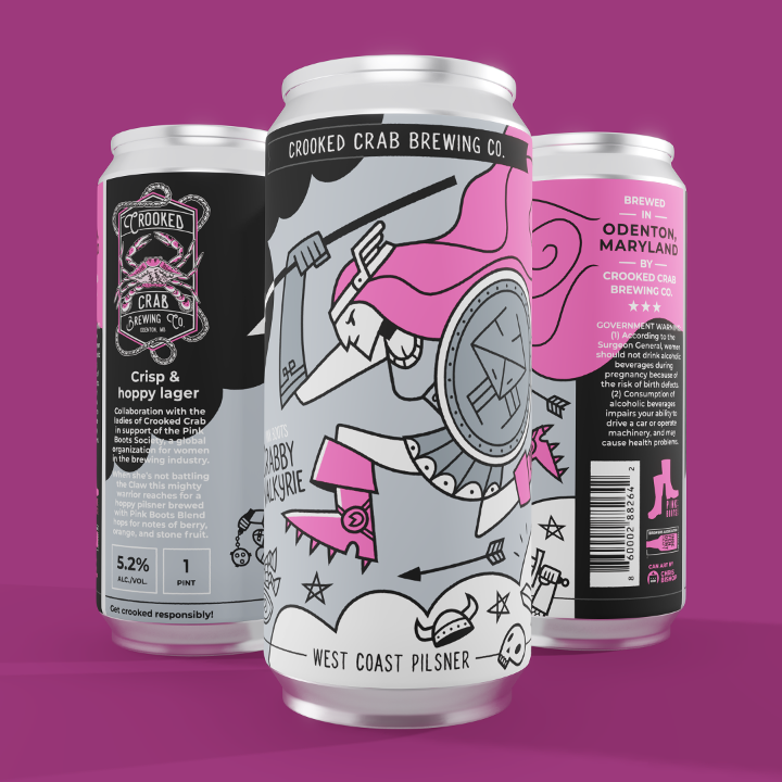 Crabby Valkyrie Pilsner 4-Pack