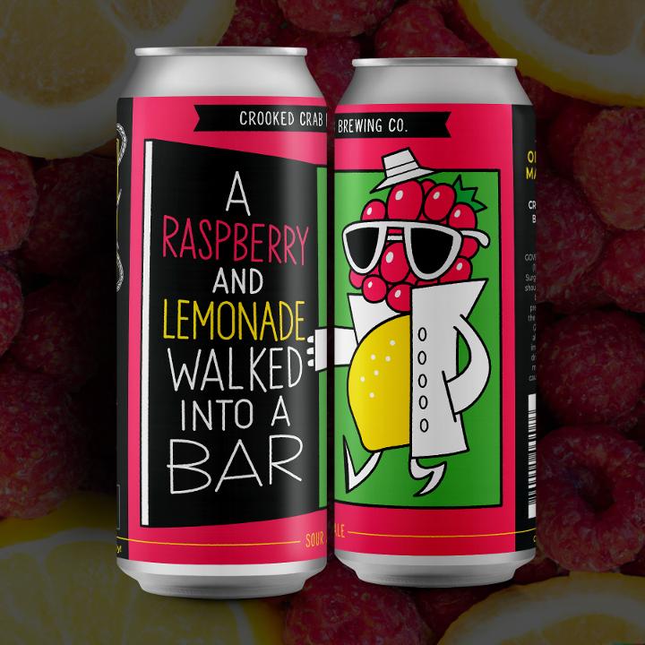 Raspberry Lemonade Walked Into A Bar 4-Pack