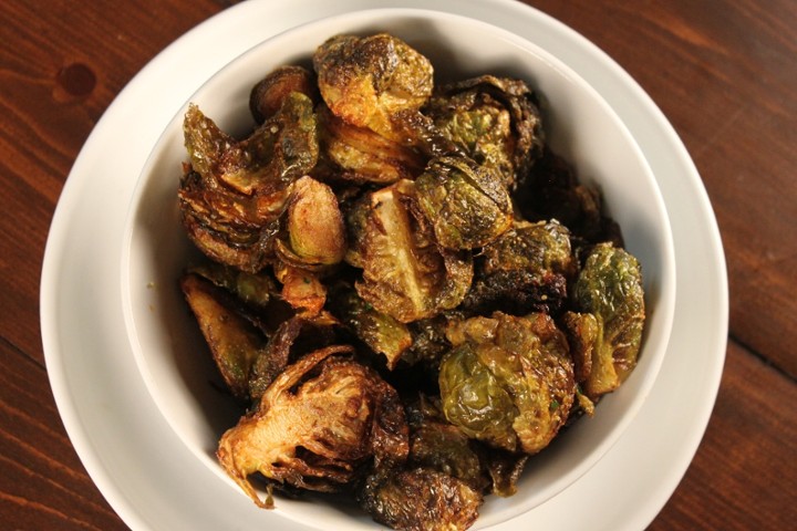 Cajun Fried Brussels Sprouts