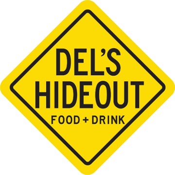 Del's Hideout logo