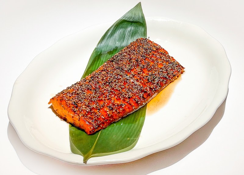 Honey Peppered Ora King Salmon