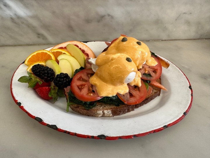 SMOKED TROUT BENEDICT