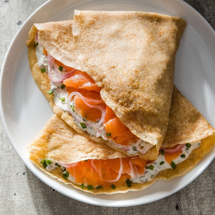 Smoked Salmon Crepe