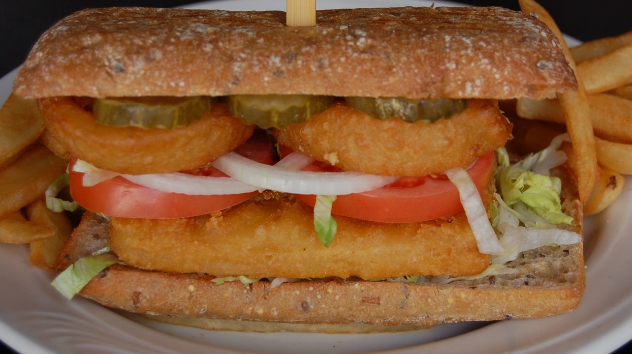 Crispy Icelandic Haddock Sandwich
