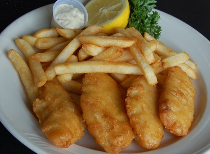 Fish (4 Pieces) & Chips