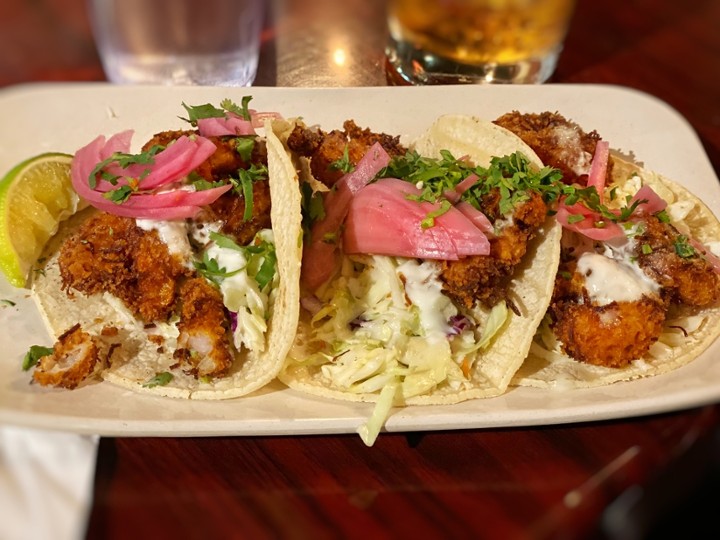 Coconut Shrimp Tacos