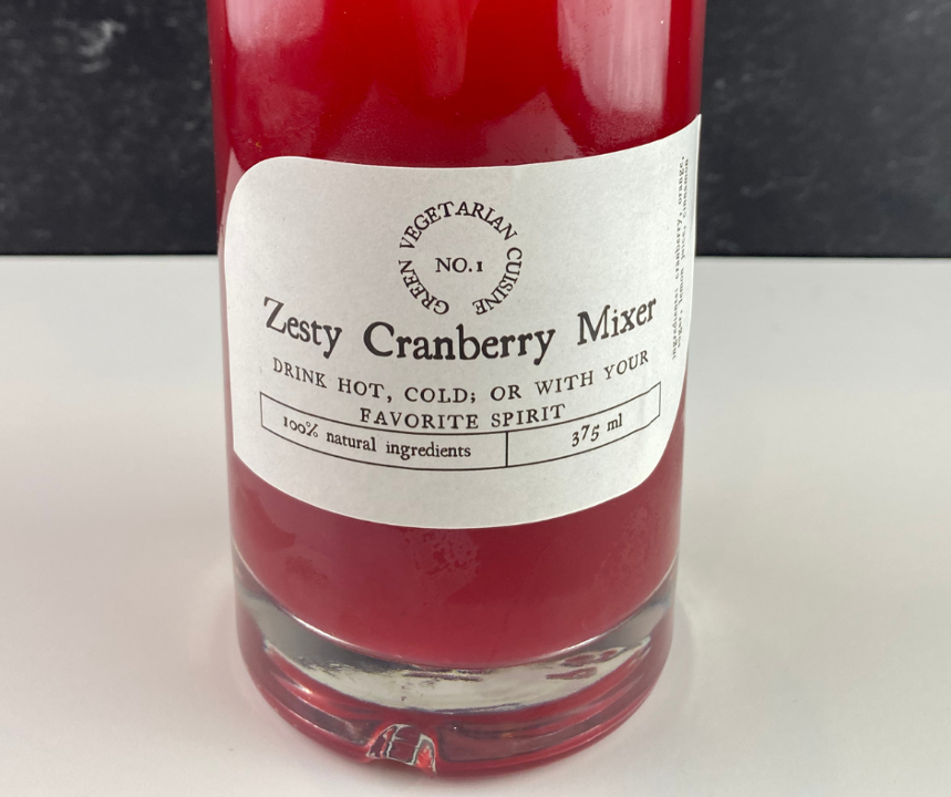 Zesty Cranberry Mixer
