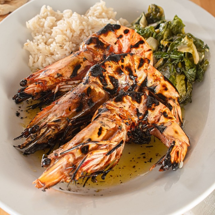 Grilled Extra Large Prawns