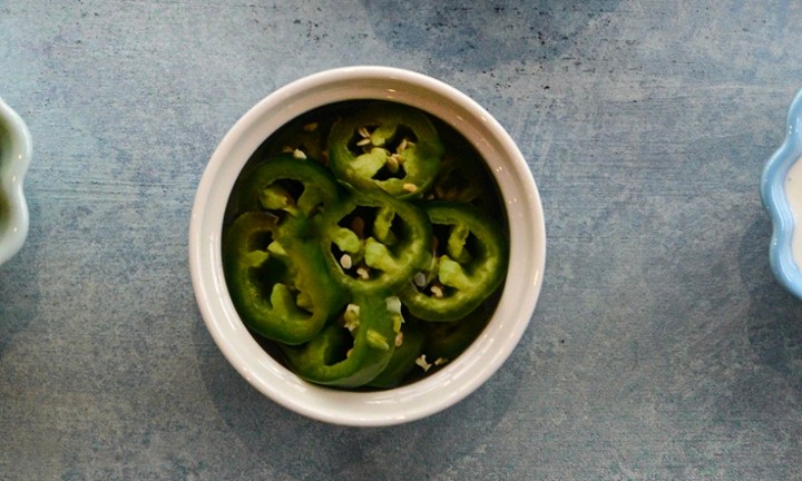 Roasted Sliced Jalapeno Side