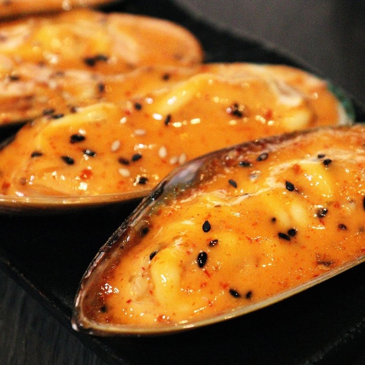 3. Baked Green Mussel