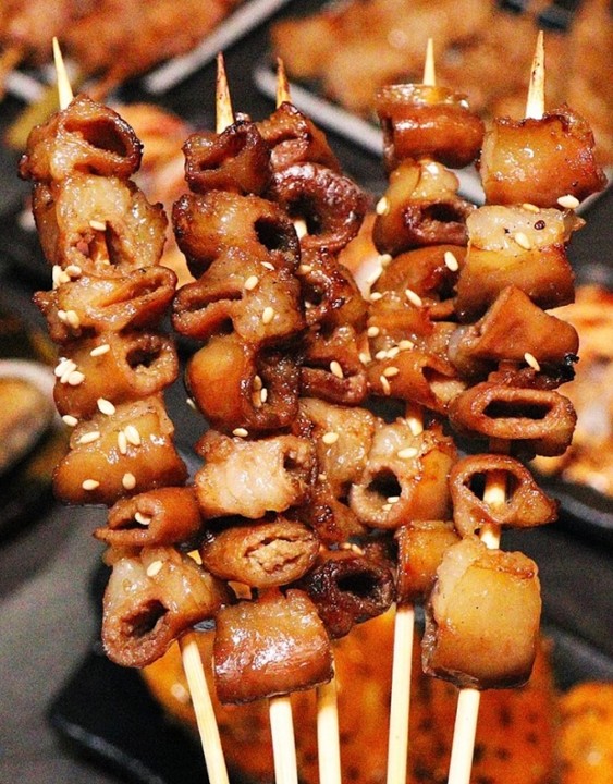 7. Beef Small Intestine (1 skewer)