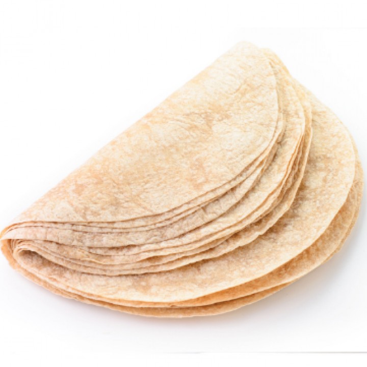 Pack of 4 Whole Wheat Tortillas (14")