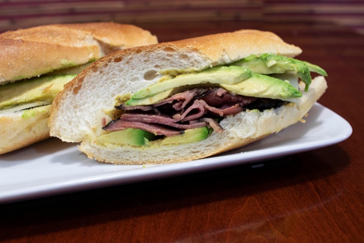 Pastrami Avocado Sandwich