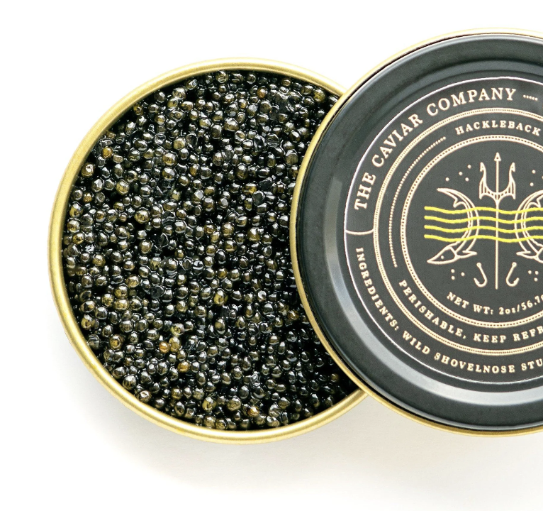 The Caviar Company Wild Hackleback Sturgeon Roe, 28g