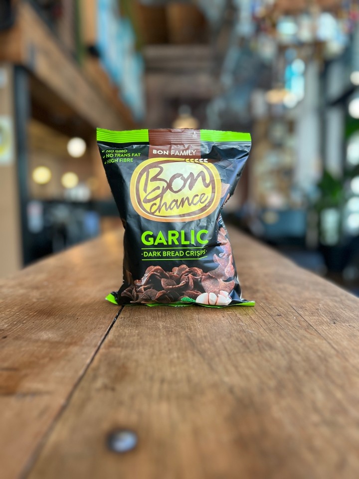 Bon Chance Garlic Dark Bread Crisps