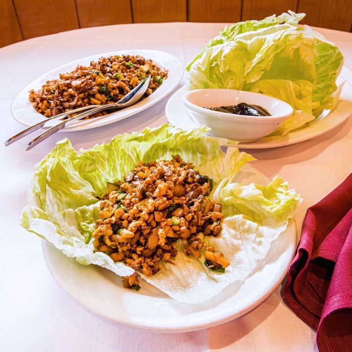 Minced Chicken Lettuce Wraps