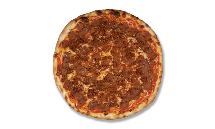 VEGAN Seitan Meats Jesus Pizza