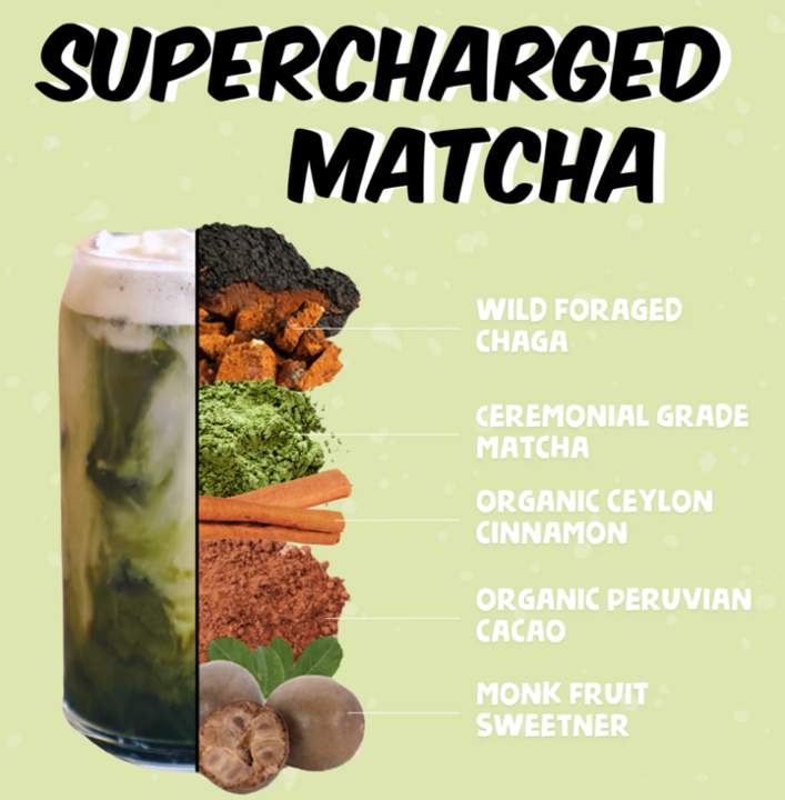 Chaga Matcha - Iced 20oz