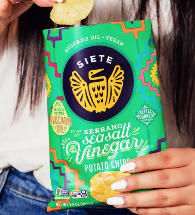 Siete Serrano Sea Salt Vinegar - Kettle Chips