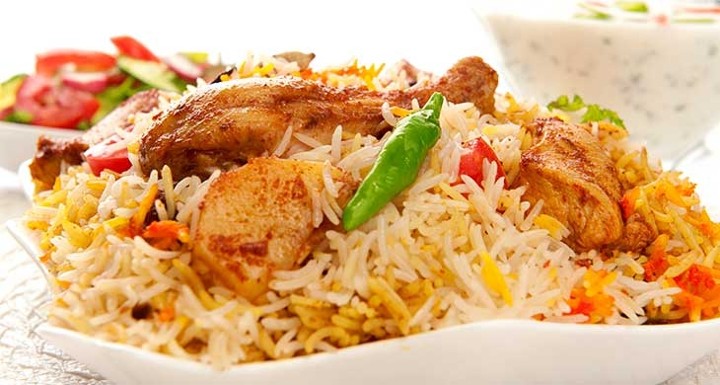 Hyerabadi Chicken Biryani