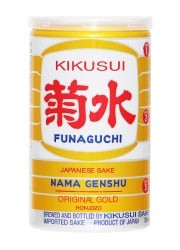Kikusui Funaguchi Nama Genshu (gold can)