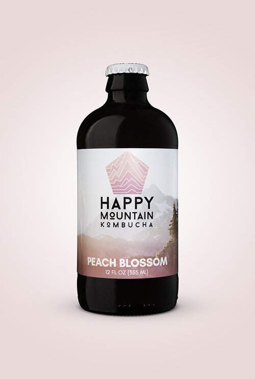 Peach Blossom- Happy Mountain Kombucha