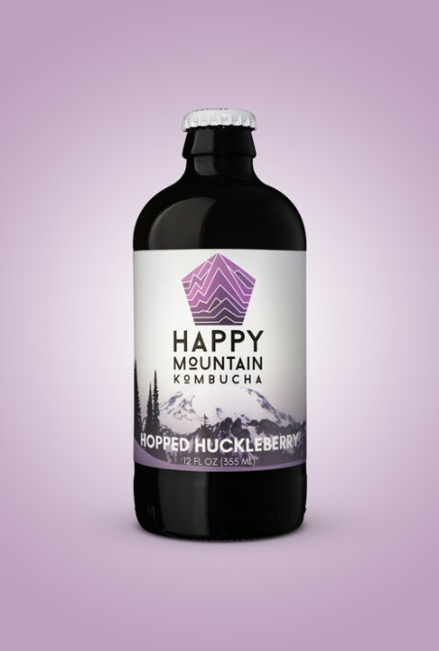 Hopped Huckleberry- Happy Mountain Kombucha
