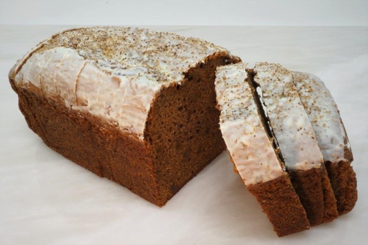 **Seasonal** Iced Gingerbread Breakfast Bread
