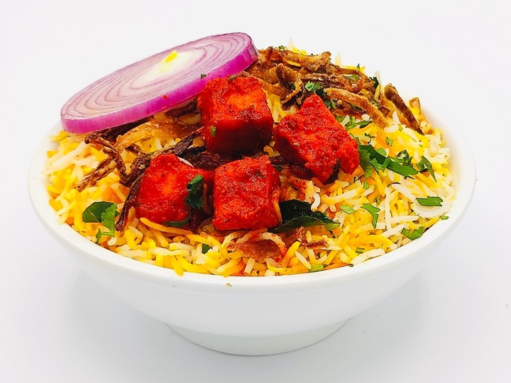 Hyderabad Paneer 65 Biryani+Veg Appetizer Family Pack