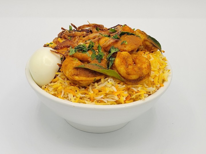 Hyderabadi Shrimp Biryani+Chk Appetizer Family Pack