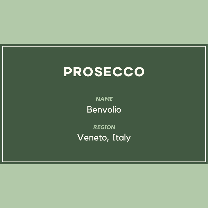 BENVOLIO PROSECCO BOTTLE