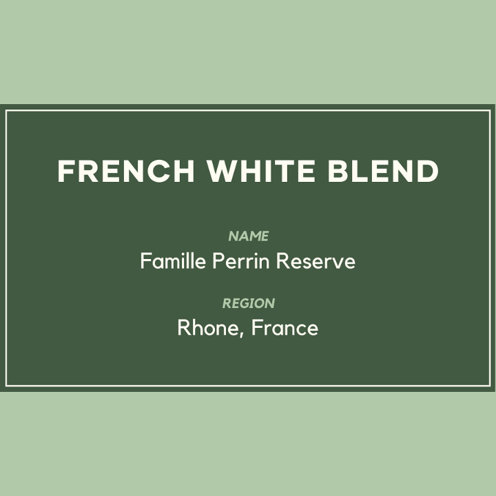 FAMILLE PERRINE FRENCH WHITE BLEND DRAFT BOTTLE
