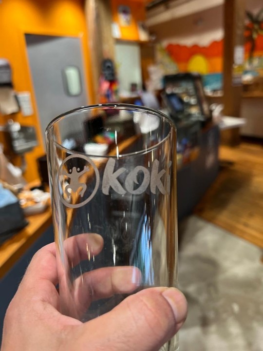 Etched Pint Glass