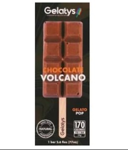 Chocolate Volcano Gelato Pop