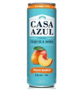 Casa Azul Tequila Soda - Peach Mango