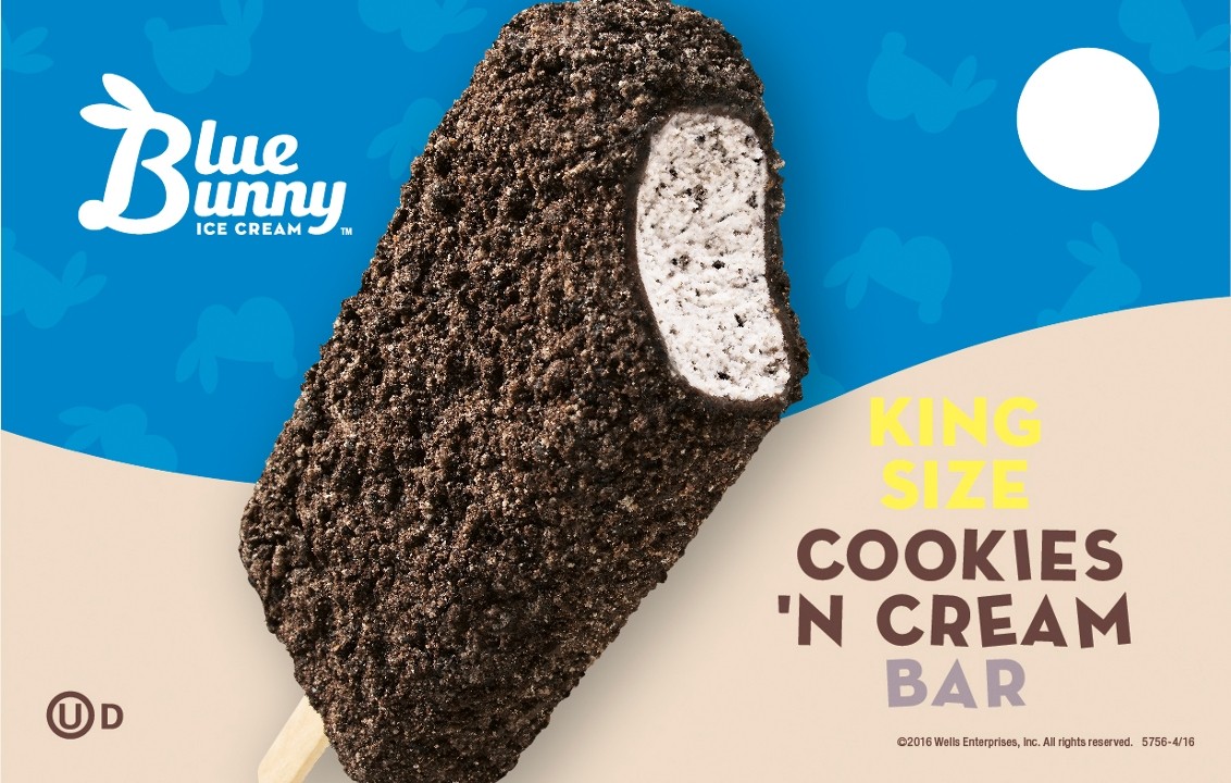 King Size Cookies and Cream Bar