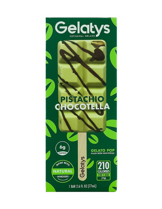 Pistachio Chocotella Gelato Pop