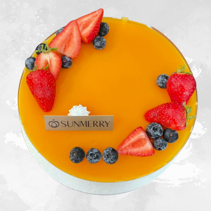 8''  Mango Mousse