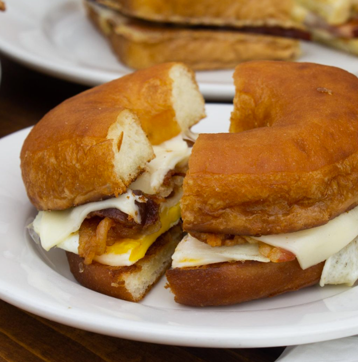 Donut Breakfast Sandwich